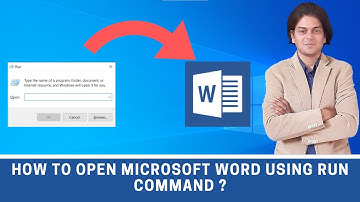 How to open Microsoft word using run command ?