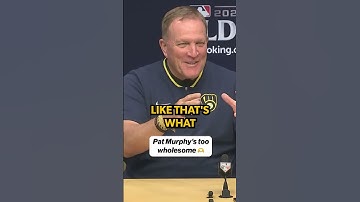 Pat Murphy makes everyone feel welcome ❤️ #mlb #patmurphy #brewers #nlds #mlbplayoffs