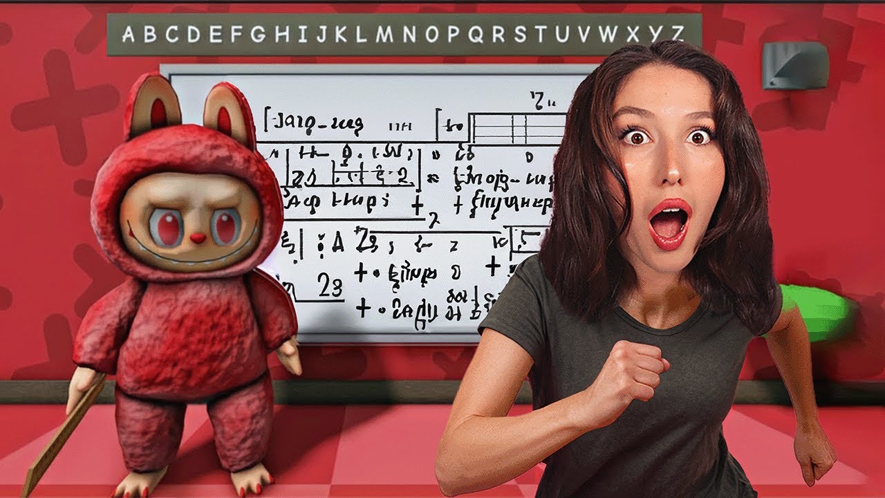 KIRMIZI LABUBU'nun OKULUNDAN KAÇIŞ!  (Roblox Obby)