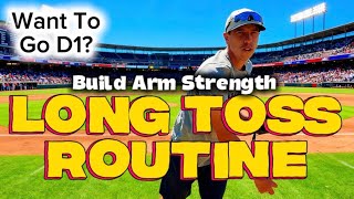 Long Toss Routine! 💪 Build Arm Strength Here!