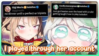 Cecilia Got the Best Holodori Coach, Gigi Murin to Teach Her How to Play for the Tournament