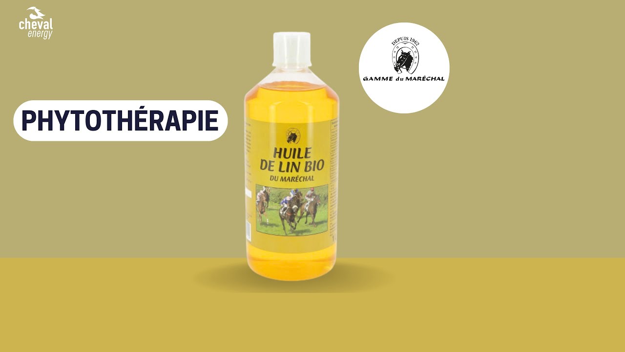 Minute Produit Cheval Energy - Huile de lin pour cheval de la Gamme du  Maréchal 