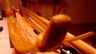 Building up Sinew on Bent Tab Tips for String Grooves