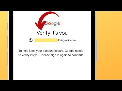 How To Solve Verify it's You Google Account - YouTube