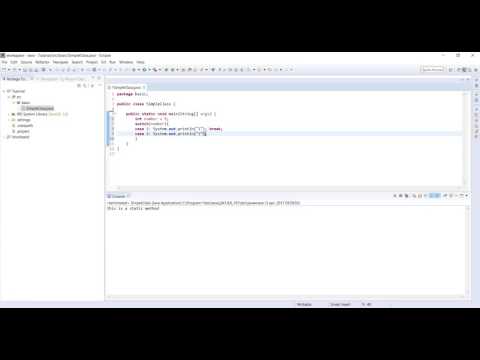 JAVA TUTORIAL 5 | HOW TO MAKE A SWITCH CASE STATEMENT?
