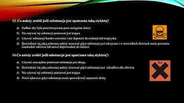 CSCS - po polsku Test 8 Hazardous Substances
