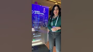 transparent OLED robot navigator debut on the first day of the 2025 AI DUBAI festival #oled
