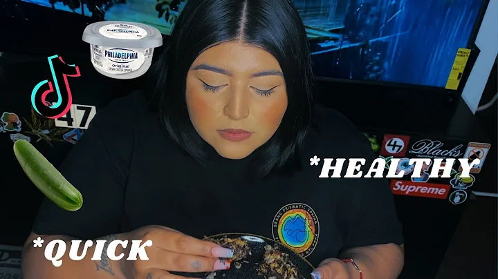 TRYING HEALTHY TIK TOK RECIPES * Few Ingredients*