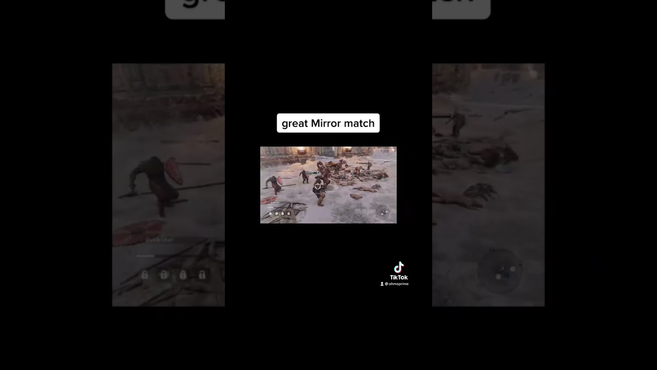 For honor - Mirror matches are the best