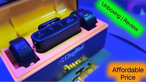 Best Wireless Mic 2025 – Is This the Best Budget Mic? | Digitek DWM-116 2-in-1 wireless Microphone