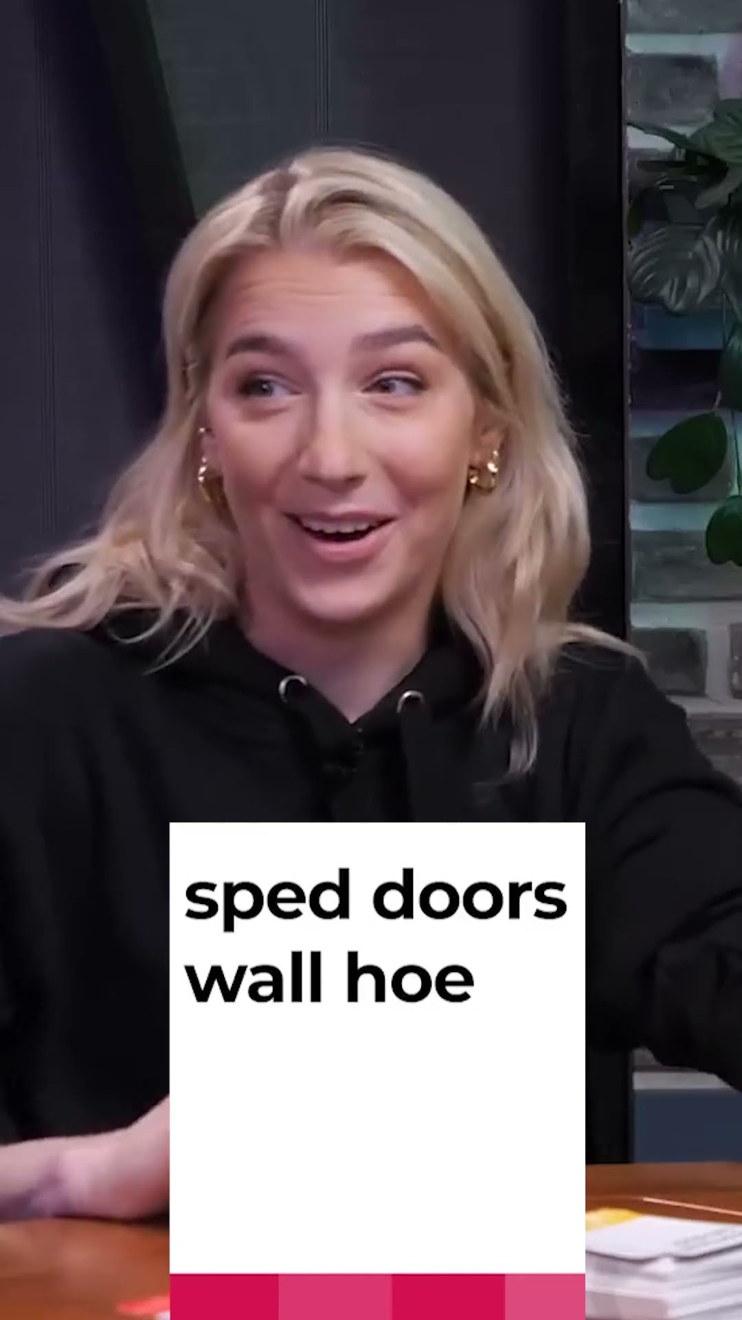 What is she saying??