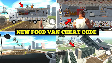 New Food Van Cheat Code in Indian Bike Driving 3D 🤩🔥| New Character+Earthquake City | Harsh in Game 