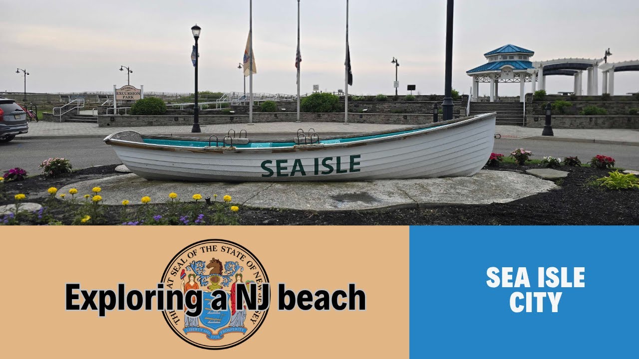 Walking the Promenade @ Sea Isle City NJ! | Relaxing Jersey Shore Stroll (4K)