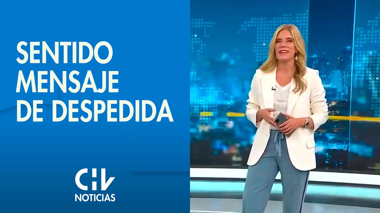 SENTIDA DESPEDIDA | Mónica Rincón y su adiós a Chilevisión tras fin de ...