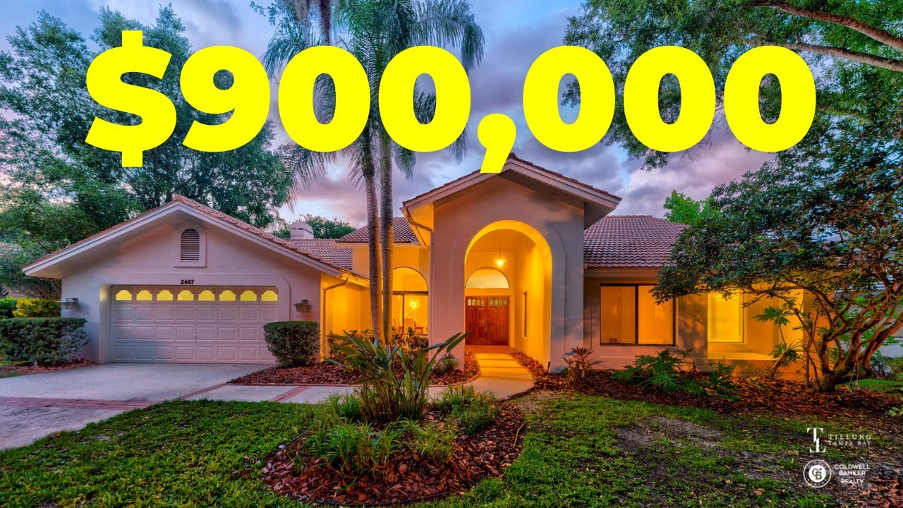 Look inside this stunning Cobb's Landing home with Lake Tarpon views!