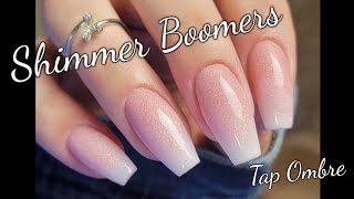 Shimmery Baby Boomer with Dip Powder ~ Tap Ombre Method