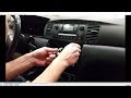How to change/upgrade/remove the radio on a Toyota corolla