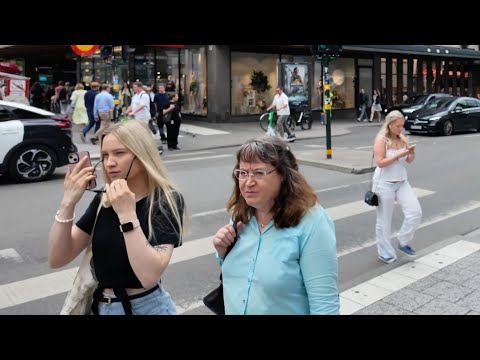 Walking Through Stockholm Sergels Torg Old Town More