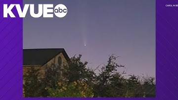 Rare comet spotted over Central Texas