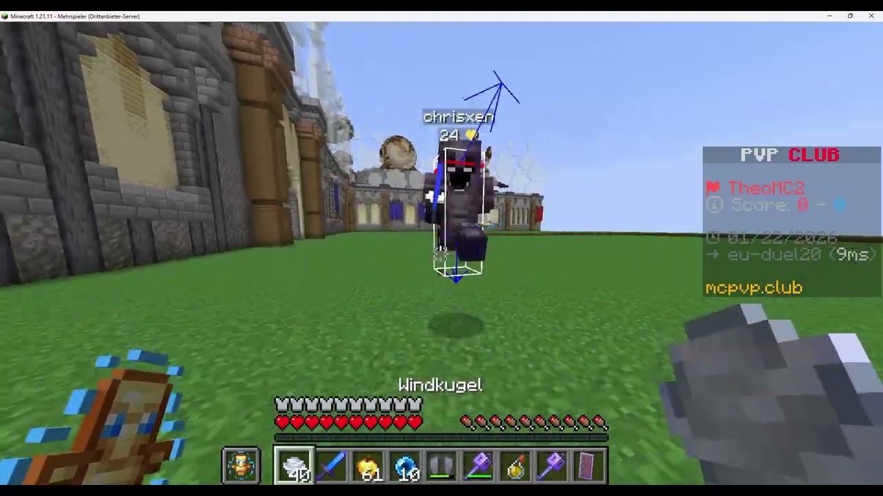 Minecraft PVP_5 (mace)