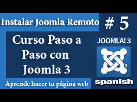 Instalación de Joomla en un Hosting