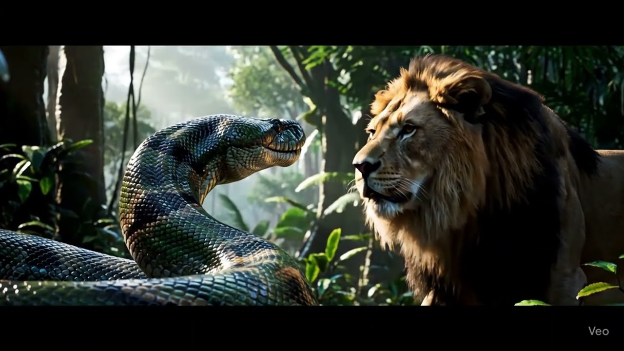 What Happens When a Lion Meets an Anaconda? “You won’t believe who wins this fight… 👀”