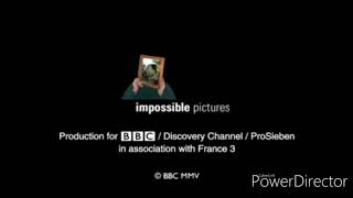 Walking With Monsters - End Closing Credits Logo - Impossible Pictures - Dimetrodon Frame Gag