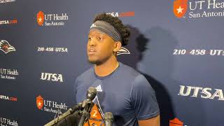 UTSA Safety Ken Robinson Post Practice Interview 11.8.22