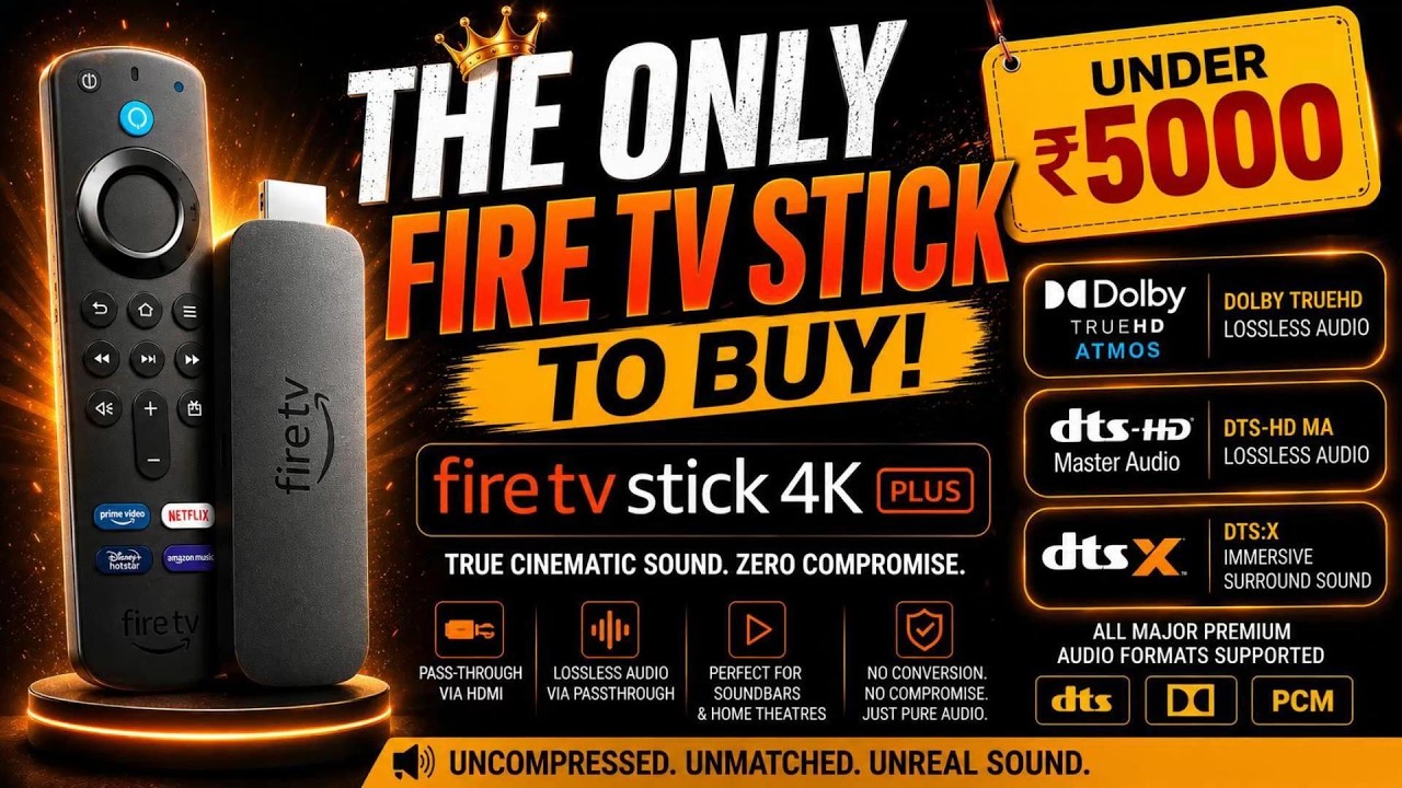 Fire TV Stick 4K Plus | The ONLY One Worth Buying (Dolby Atmos
