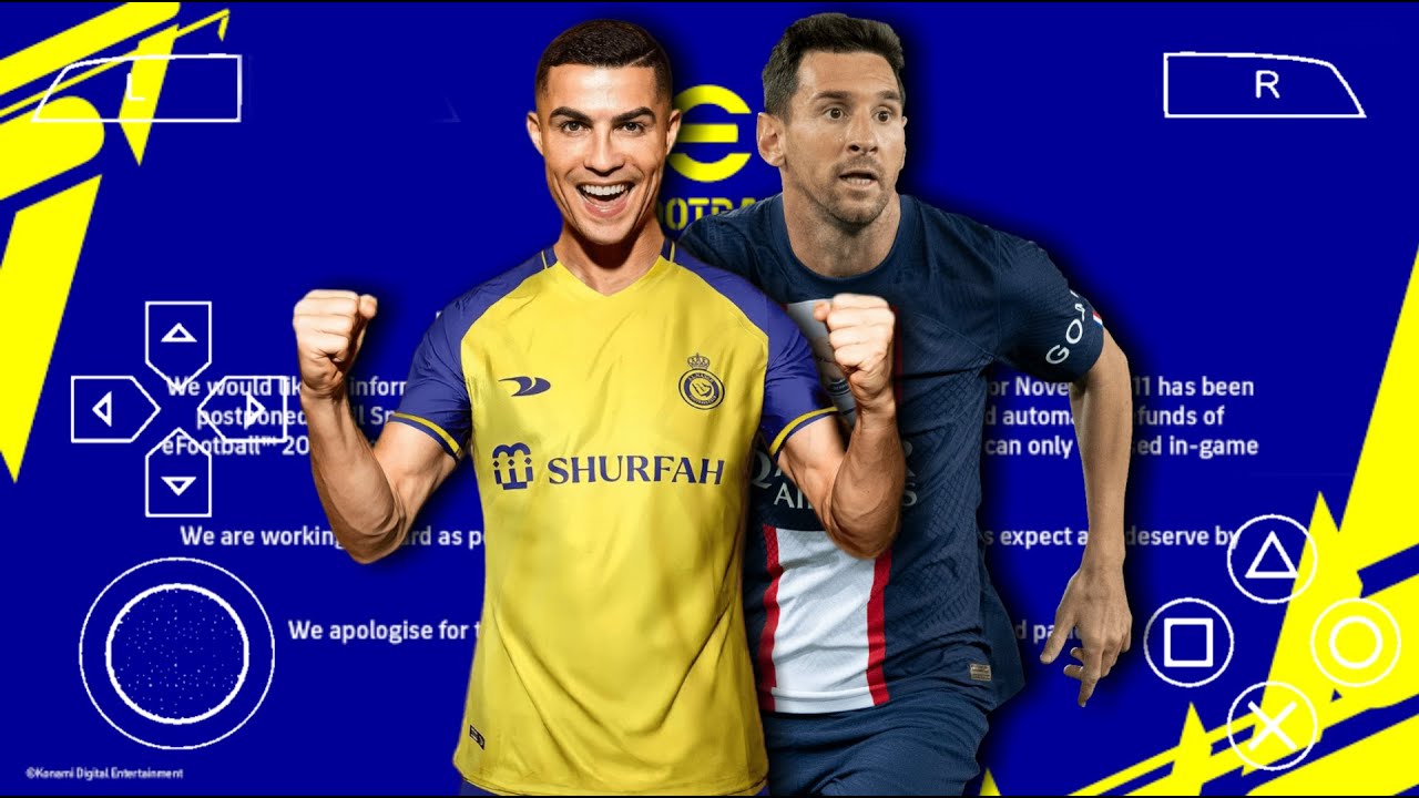 eFootball PES 2023 PPSSPP Android English Version Final Update