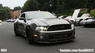 Shelby 1000 - Idle SOUND - Leaving -  Cars and Coffee