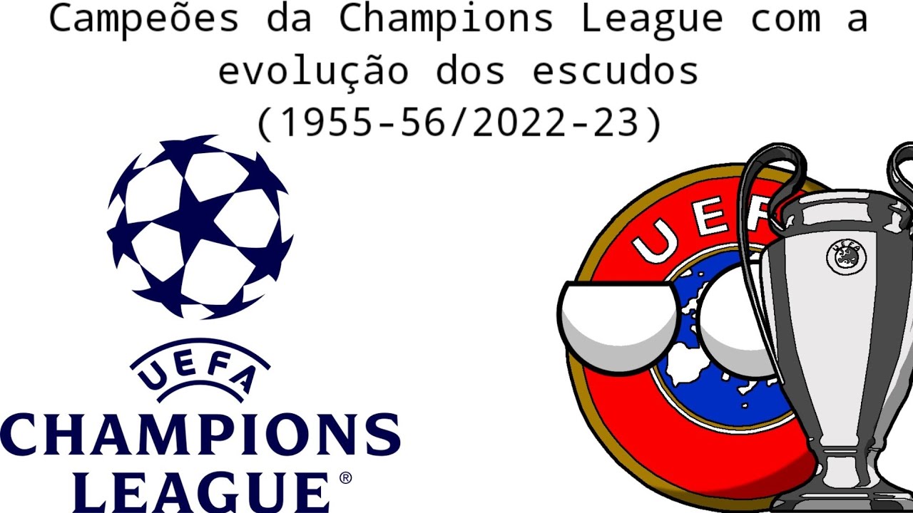 🏆 CAMPEÕES DA UEFA CHAMPIONS LEAGUE (1955/56 - 2022/23) 