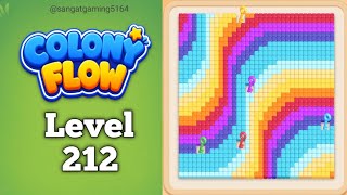 Colony Flow Level 212 game walkthrough