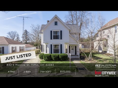442 S Monroe St, Tiffin, OH home video tour