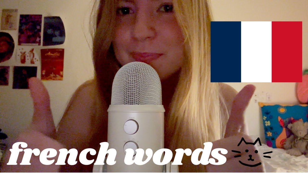 french words ASMR 🇫🇷 looots of clicky whispers