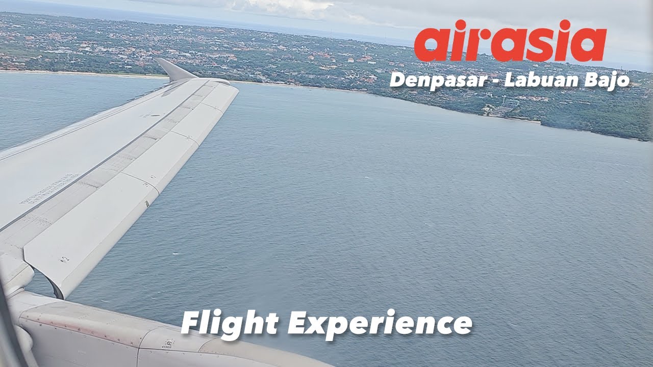 Naik Air Asia Indonesia A320-200 dari Bali ke Labuan Bajo