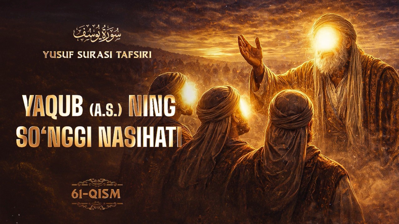 Yaqub alayhissalomning so‘nggi nasihati | Yusuf surasi tafsiri 61-qism | Ustoz Abdulloh Zufar