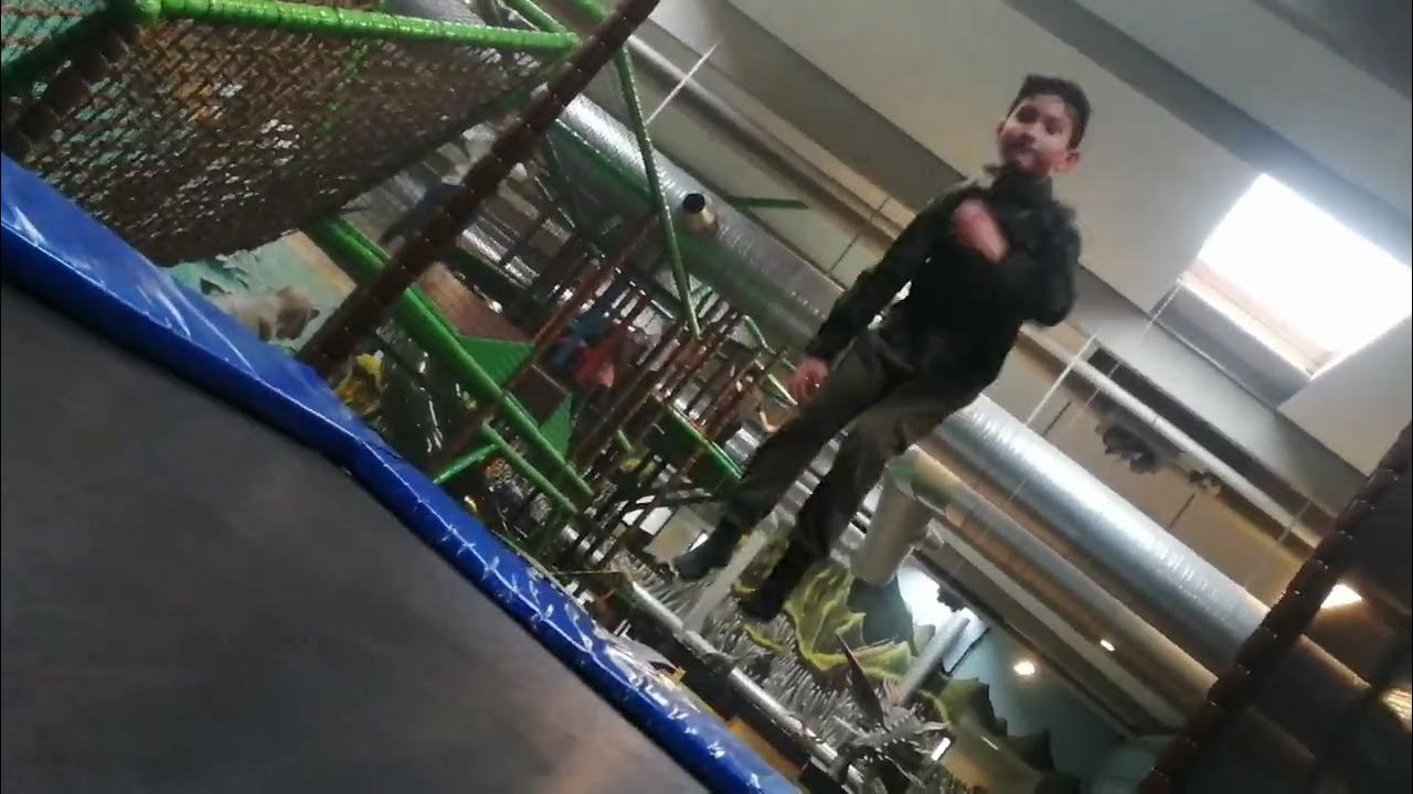 Jumping, kids fun, Trampoline, Copenhagen kid fun park, Dino legeland