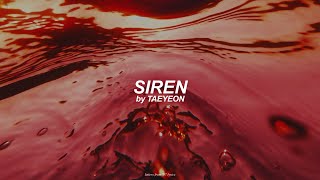 Siren (English) Lyrics | Taeyeon