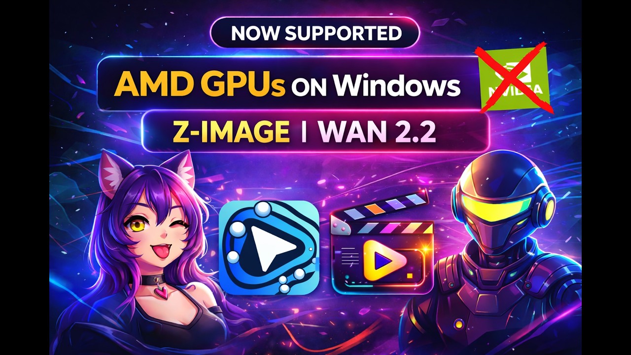 Official AMD ROCm Support Comes to ComfyUI on Windows Image + Video ...
