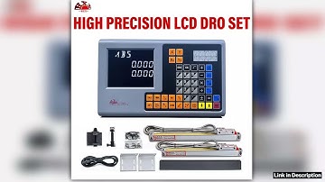 HXX GCS9062 2 Axis LCD DRO kit Milling Lathe Grider Digital Readout Display with 2PCS 5um Optical R