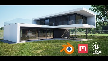 Promo for our second course The House  using Blender, Quixel and Unreal Engine