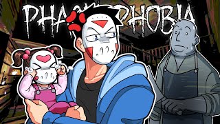 Babylirious got scared by a ghost from Phasmophobia :(