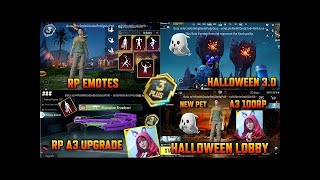 УТЕЧКИ PUBG MOBILE!! PUBGM & BGMI Halloween 3 0 Mode   Royal Pass A3 100Rp Leaks   RP A3