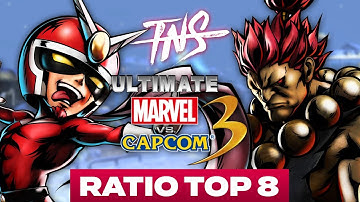 TNS UMvC3 RATIO #12 TOP 8 (Viewtiful Joe Akuma Amaterasu Jill Doctor Strange) Tourney Marvel 3