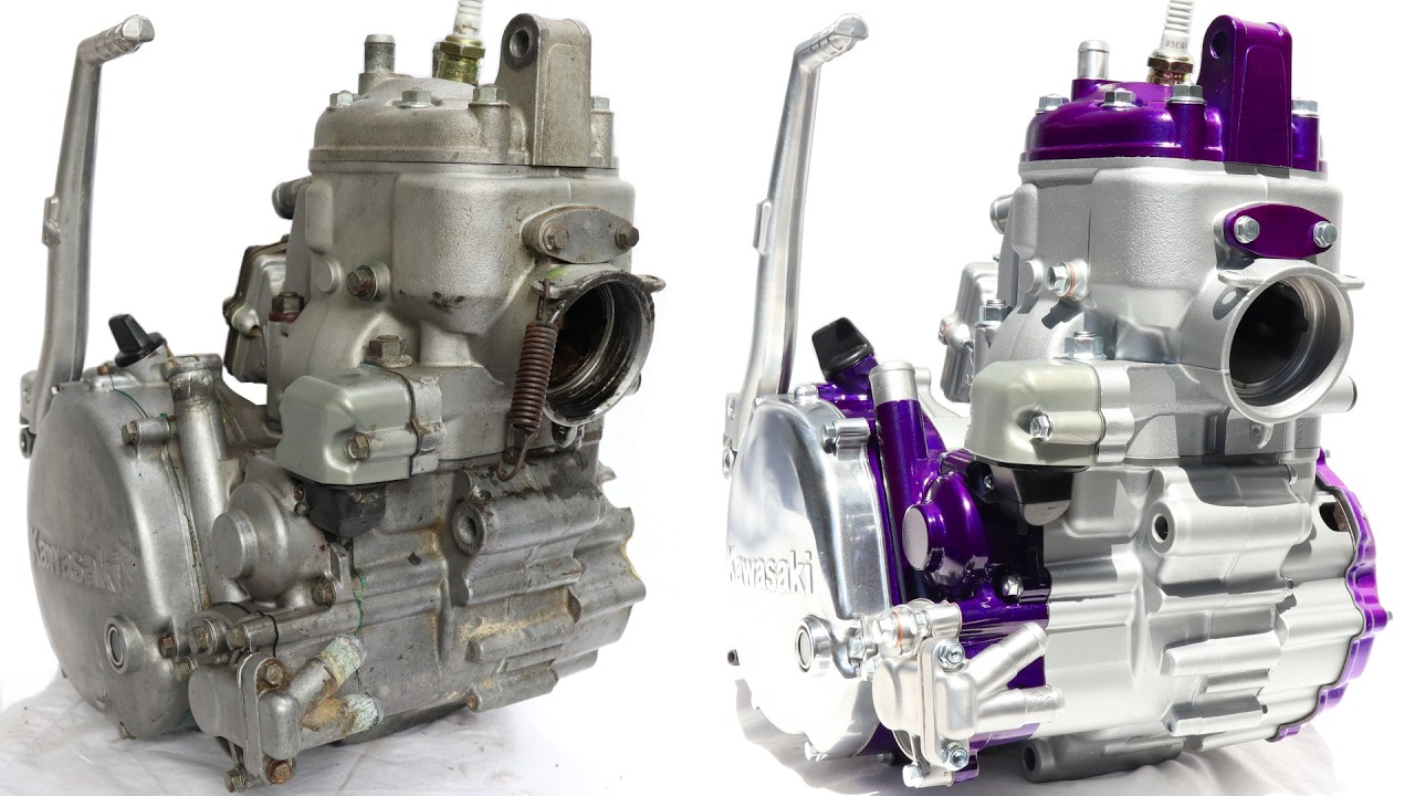 🤩 Incredible 2-Stroke Engine Rebuild! | 1990 KX250