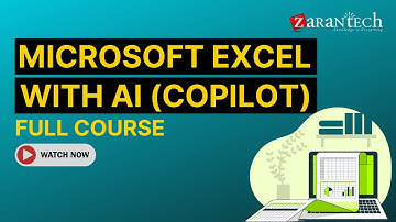 Microsoft Excel with AI Full Course | ZaranTech