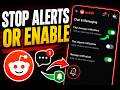 How To Enable or Disable Chat Message Notifications on Reddit (Step By Step Guide)
