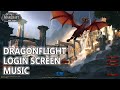 Dragonflight login screen music complete  world of warcraft dragonflight