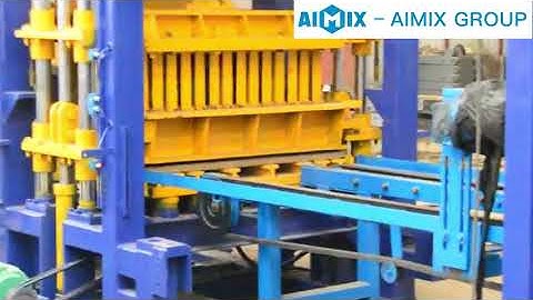 AIMIX Cement Hollow Block Machine Test Run in Factory